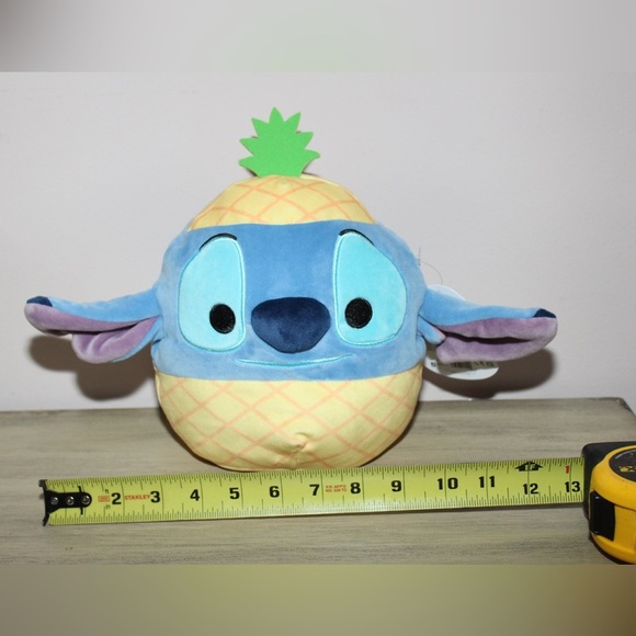 SQUISHMALLOWS STITCH Pineapple Disney Plush NWT LILO & Stitch - Picture 10 of 10